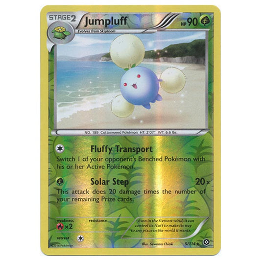 Pokemon - XY - Steam Siege - (Reverse Holo) Jumpluff - 5/114