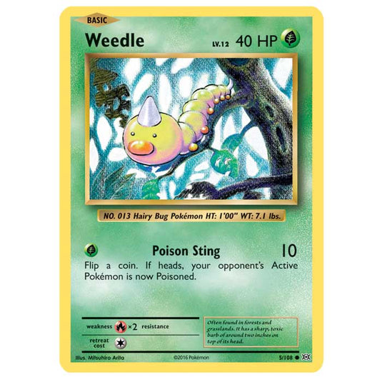 Pokemon - XY Evolutions - Weedle - 5/108