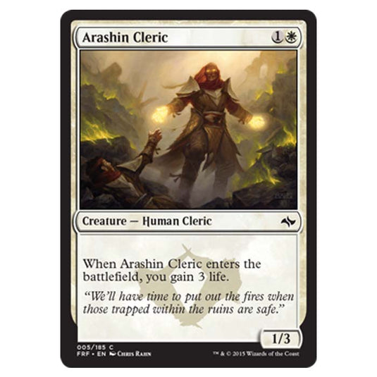 Magic the Gathering - Fate Reforged - Arashin Cleric - 5/185