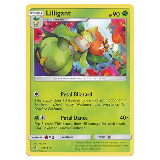 Pokemon - Sun & Moon - Guardians Rising - Lilligant - 5/145