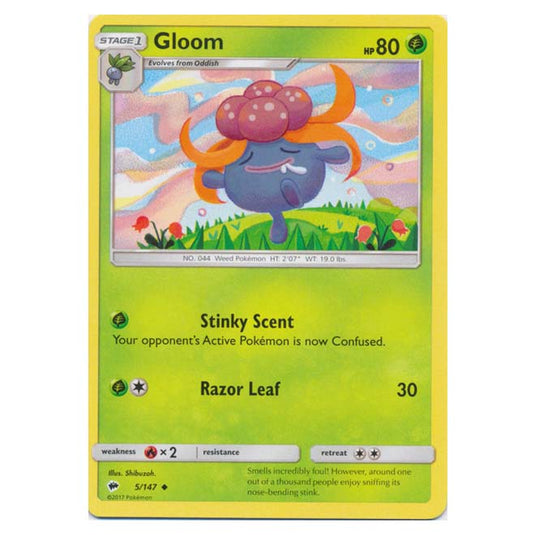 Pokemon - Sun & Moon - Burning Shadows - Gloom - 5/147