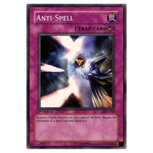 Yu-Gi-Oh! - Magician\'s Force - Anti-Spell (Common) MFC-103