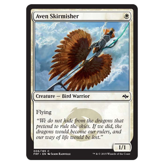 Magic the Gathering - Fate Reforged - Aven Skirmisher - 6/185