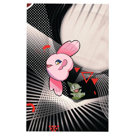 Pokemon - Scarlet & Violet - Black Bolt & White Flare - Unova Mini Tin - Alomomola & Axew - Sticker