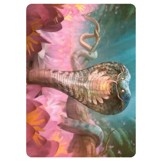 Magic The Gathering - Zendikar Rising - Art Series - Lotus Cobra // Lotus Cobra - 71/81