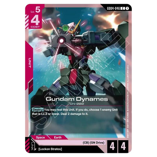 Gundam Card Game - GD-04: Phantom Aria - Gundam Dynames (C) - GD04-046