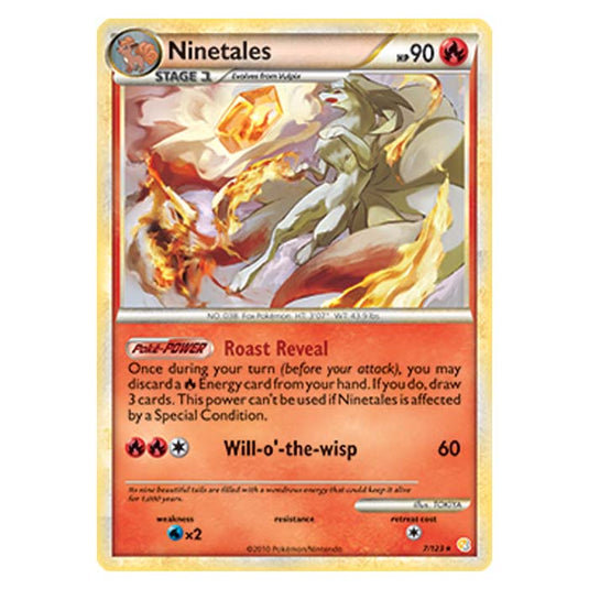 Pokemon - HGSS - Ninetales - 7/123