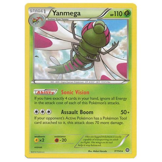 Pokemon - XY - Steam Siege - Yanmega - 7/114