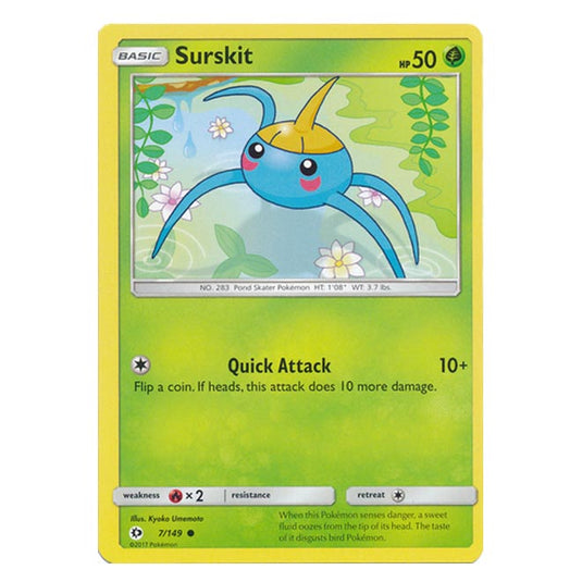 Pokemon - Sun & Moon - Base Set - Surskit - 7/149