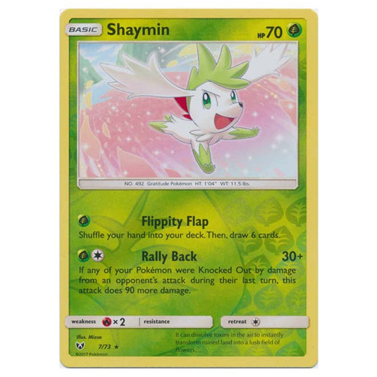 Pokemon - Shining Legends - (Reverse Holo) - Shaymin - 7/73