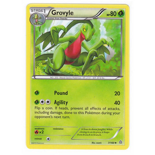 Pokemon - XY Primal Clash - Grovyle - 7/160