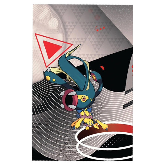 Pokemon - Scarlet & Violet - Black Bolt & White Flare - Unova Mini Tin - Eelektross & Galvantula - Sticker