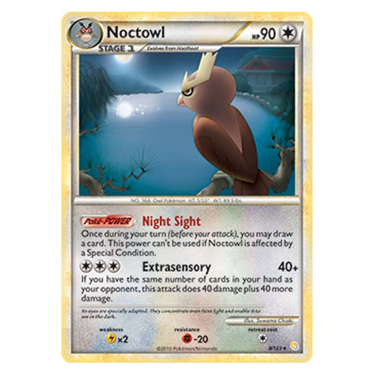 Pokemon - HGSS - Noctowl - 8/123