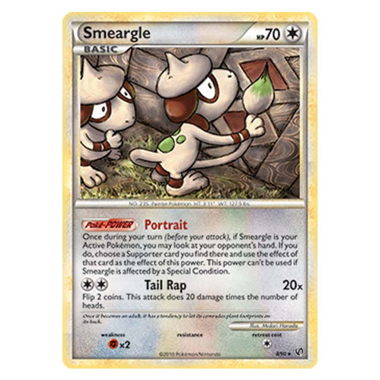 Pokemon - HGSS Undaunted - Smeargle - 8/90