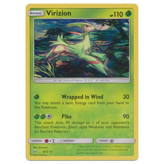 Pokemon - Shining Legends - Virizion - 8/73