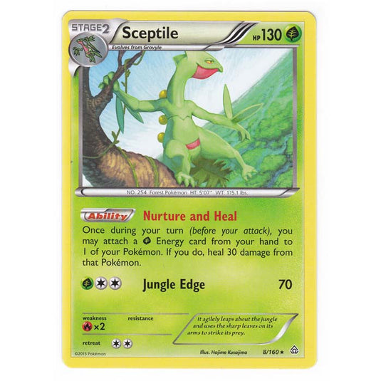 Pokemon - XY Primal Clash - Sceptile - 8/160