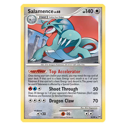 Pokemon - Platinum Arceus - Salamence - 8/99