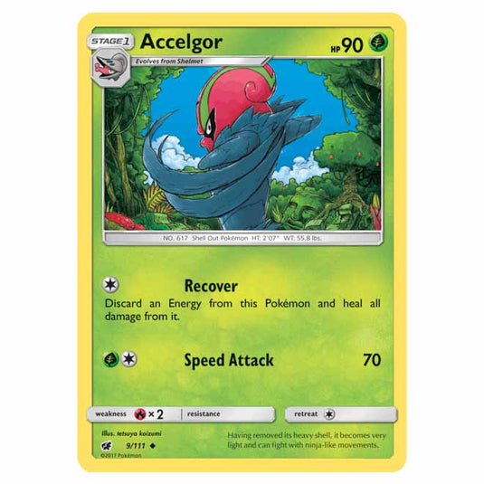 Pokemon - Sun & Moon - Crimson Invasion - Accelgor - 9/111