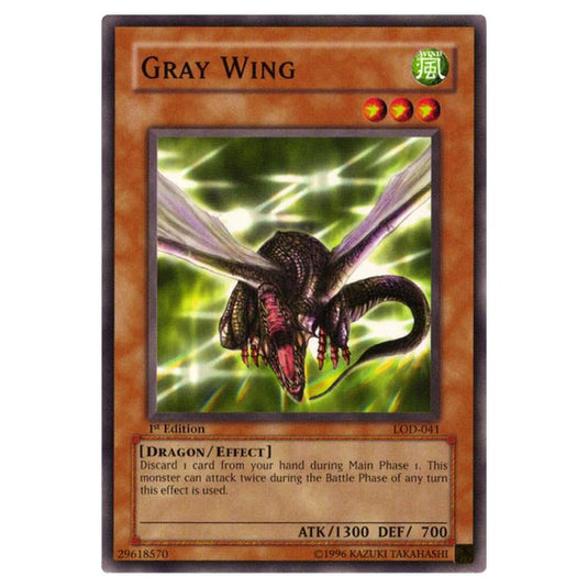 Yu-Gi-Oh! - Legacy of Darkness - Gray Wing (Common) LOD-041