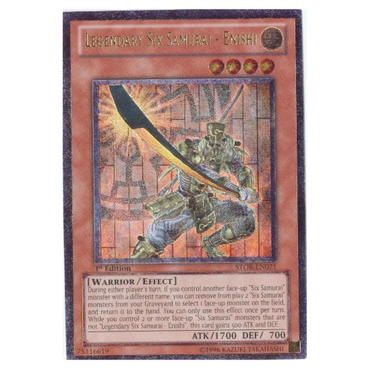 Yu-Gi-Oh! - Storm of Ragnarok - Legendary Six Samurai - Enishi (Ultimate Rare) STOR-EN021