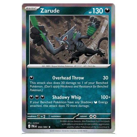 Pokemon - Mega Evolution - Pitch Black - Zarude - 056/084