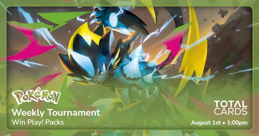 Pokémon - Weekly Tournament - Saturday 1pm (01/08/26)