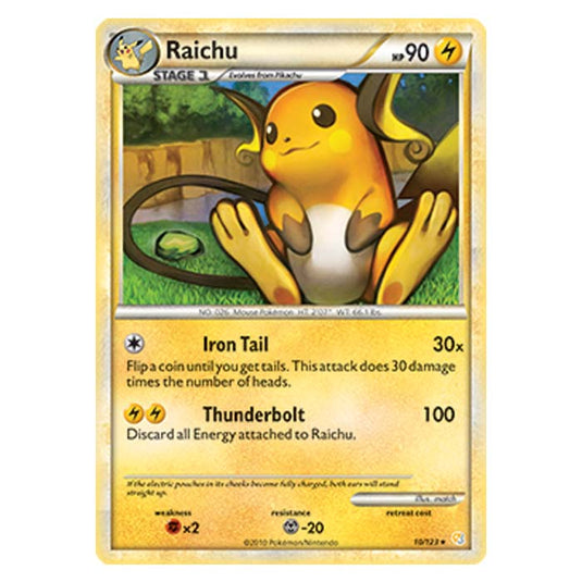 Pokemon - HGSS - Raichu - 10/123