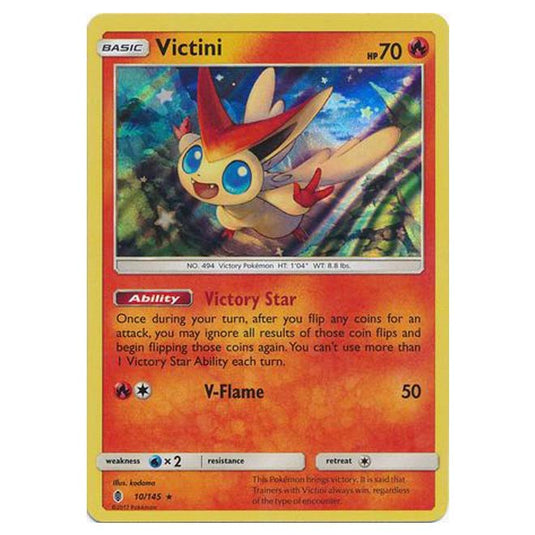 Pokemon - Sun & Moon - Guardians Rising - Victini - 10/145