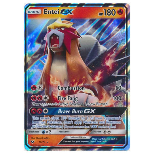 Pokemon - Shining Legends - Entei GX - 10/73