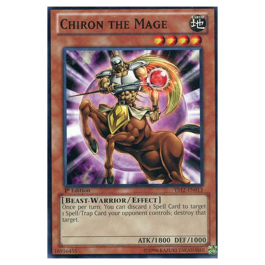 Yu-Gi-Oh! - Starter Deck - Xyz Symphony - Chiron the Mage (Common) YS12-EN013