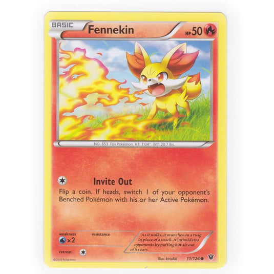 Pokemon - XY - Fates Collide - Fennekin - 11/124