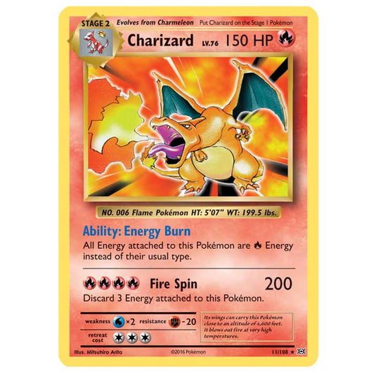 Pokemon - XY Evolutions - Charizard - 11/108