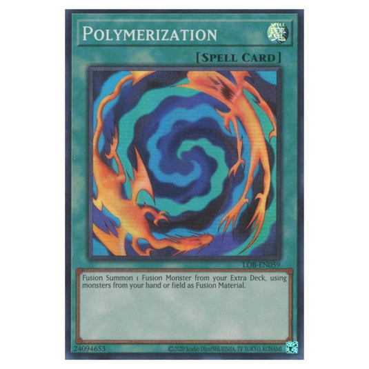 Yu-Gi-Oh! - Legend of Blue Eyes White Dragon (25th Anniversary Edition) - Polymerization (Super Rare) - LOB25-EN059