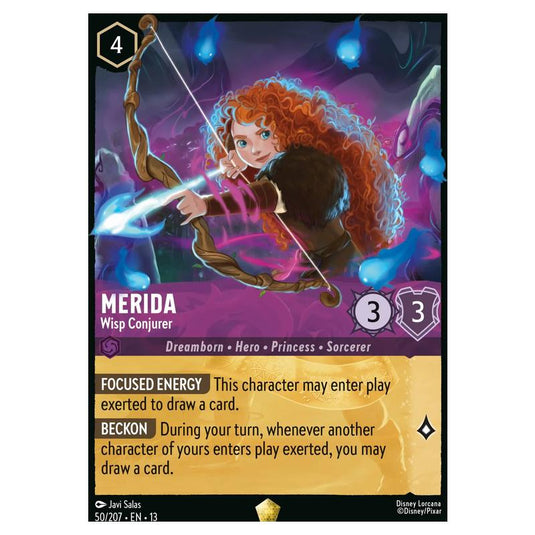 Lorcana - Attack of the Vine! - Merida - Wisp Conjurer (Legendary) - 50/207