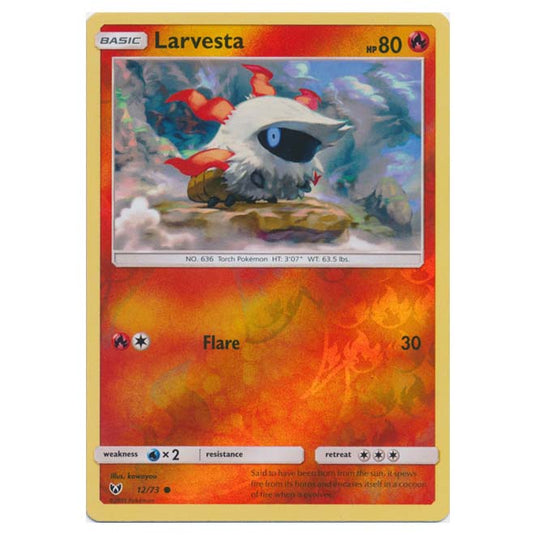 Pokemon - Shining Legends - (Reverse Holo) - Larvesta - 12/73