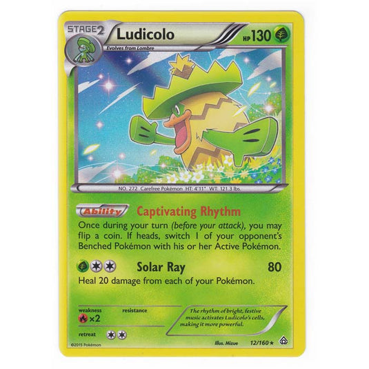 Pokemon - XY Primal Clash - Ludicolo - 12/160