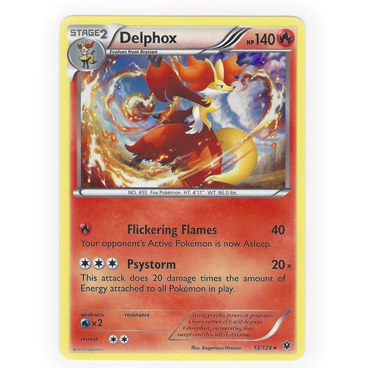 Pokemon - XY - Fates Collide - Delphox - 13/124