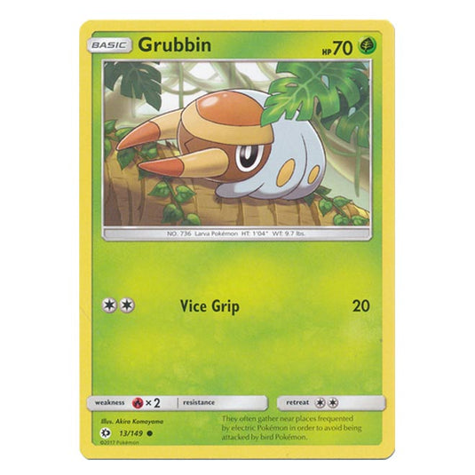 Pokemon - Sun & Moon - Base Set - Grubbin - 13/149