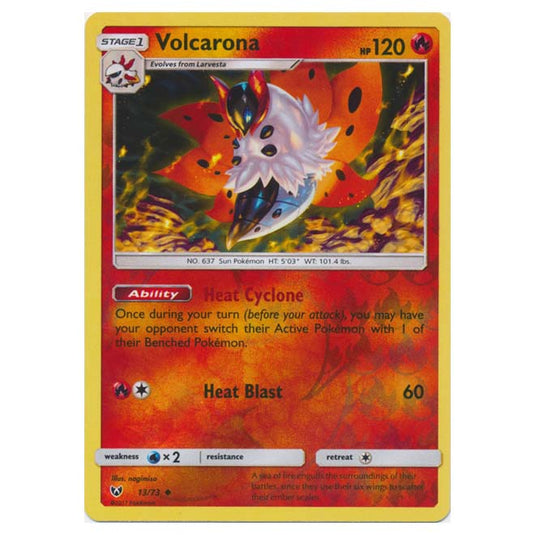 Pokemon - Shining Legends - (Reverse Holo) - Volcarona - 13/73