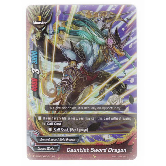 Future Card Buddyfight - Break To The Future - Gauntlet Sword Dragon - 13/135