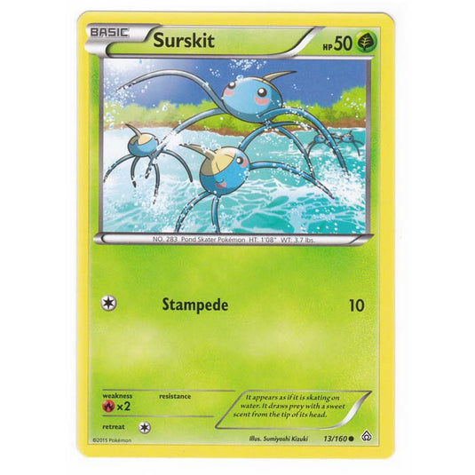 Pokemon - XY Primal Clash - Surskit - 13/160