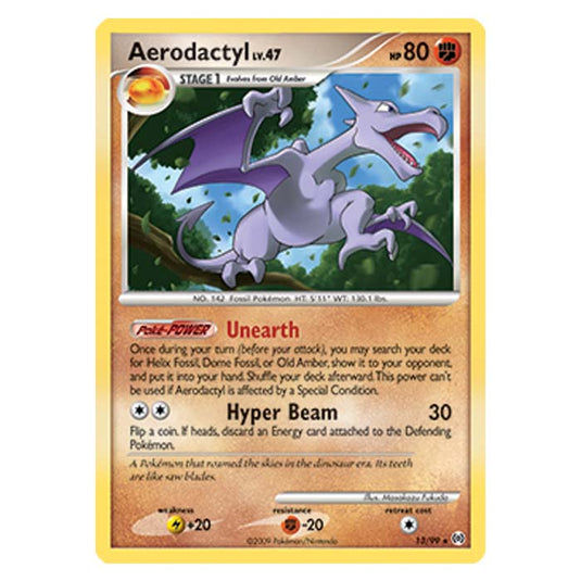 Pokemon - Platinum Arceus - Aerodactyl - 13/99