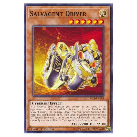 Yu-Gi-Oh! - Star Pack VRAINS - Salvagent Driver (Common) SP18-EN004
