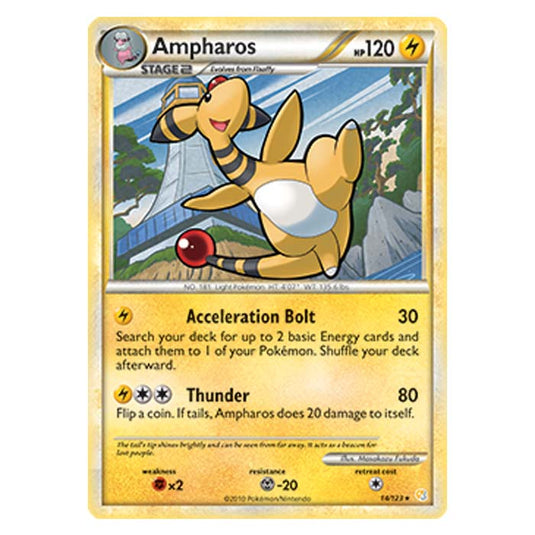 Pokemon - HGSS - Ampharos - 14/123