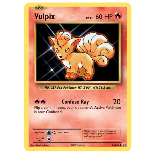 Pokemon - XY Evolutions - Vulpix - 14/108