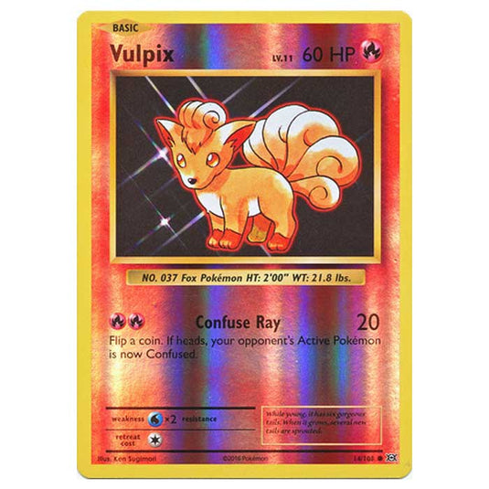 Pokemon - XY Evolutions - (Reverse Holo) - Vulpix - 14/108