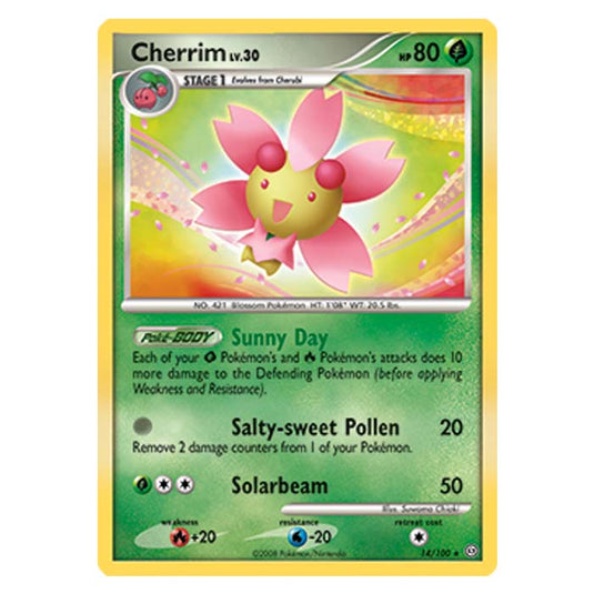 Pokemon - Diamond And Pearl Stormfront - Cherrim - 14/100