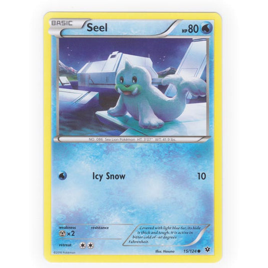 Pokemon - XY - Fates Collide - Seel - 15/124