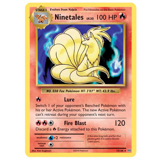 Pokemon - XY Evolutions - Ninetales - 15/108