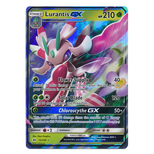 Pokemon - Sun & Moon - Base Set - Lurantis-GX - 15/149